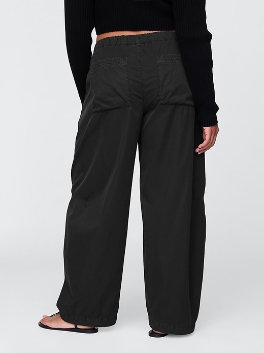 Image number 6 showing, Mid Rise Barrel Parachute Pants