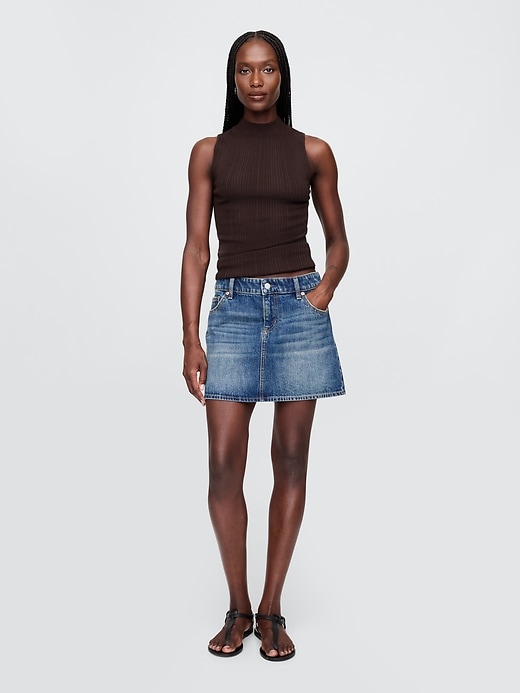 Image number 2 showing, Rib Mockneck Tank Top