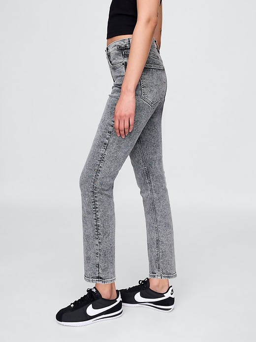 Image number 3 showing, High Rise Vintage Slim Jeans