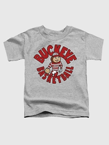 Toddler Ohio State Buckeye Basketball Graphic T-Shirt