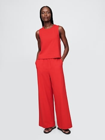 Heavyweight Organic Cotton Wide-Leg Pants