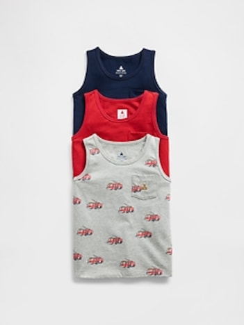 Baby & Toddler Mix & Match Pocket Tank (3-Pack)