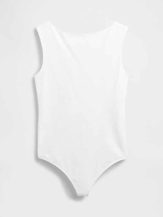 Image number 4 showing, CloseKnit Jersey Boatneck Bodysuit