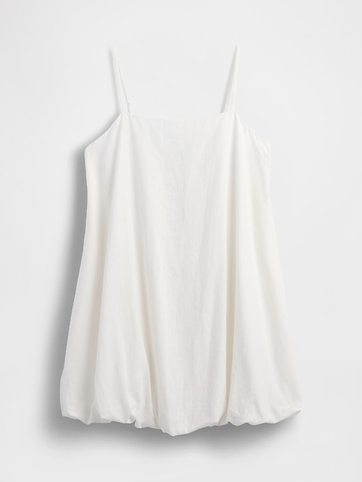 Image number 7 showing, Linen-Blend Bubble Mini Dress