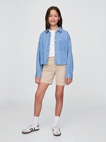 Kids Uniform Midi Shorts