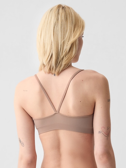 Image number 3 showing, Seamless Racerback Bralette (2-Pack)