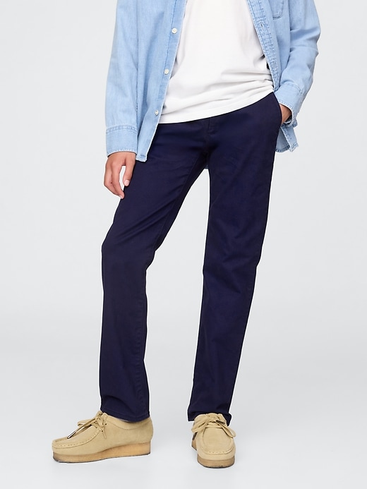 Image number 2 showing, Kids Uniform Straight-Fit Stretch Khakis