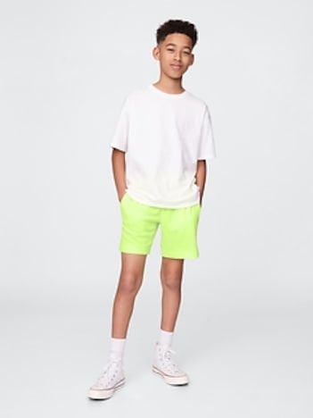 Kids GapFit 6" Recycled Mesh Easy Shorts