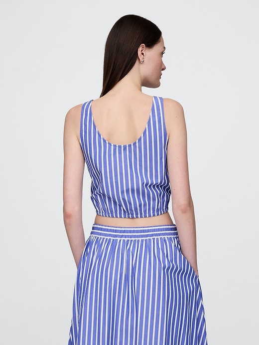 Image number 3 showing, Cinched-Hem Crop Top