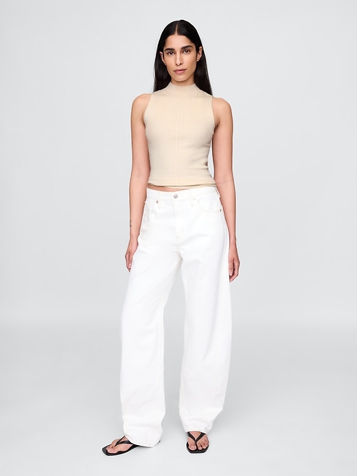 Image number 2 showing, Rib Mockneck Tank Top