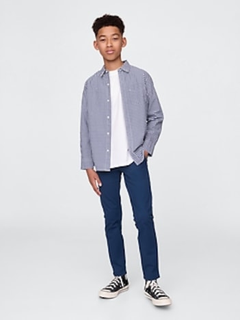 Kids Uniform Skinny Khakis