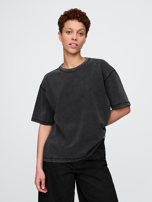 Image number 5 showing, Heavyweight Crop T-Shirt