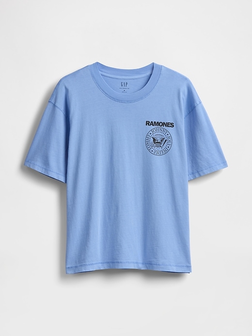 Image number 7 showing, Heavyweight Ramones Graphic Crop T-Shirt