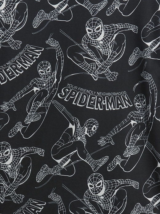Image number 3 showing, Kids Marvel Recycled Spider-Man PJ Short Set
