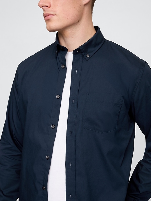Image number 4 showing, All-Day Poplin Shirt in Classic Fit