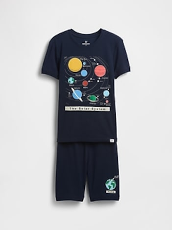 Kids Organic Brushed Cotton PJ Set