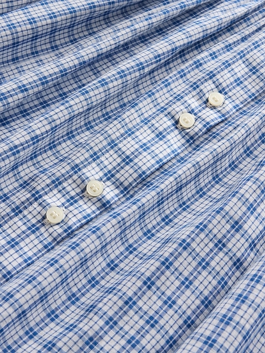 5 of 8 showing, with the color Light blue check of product Gap × DÔEN Gingham Top
