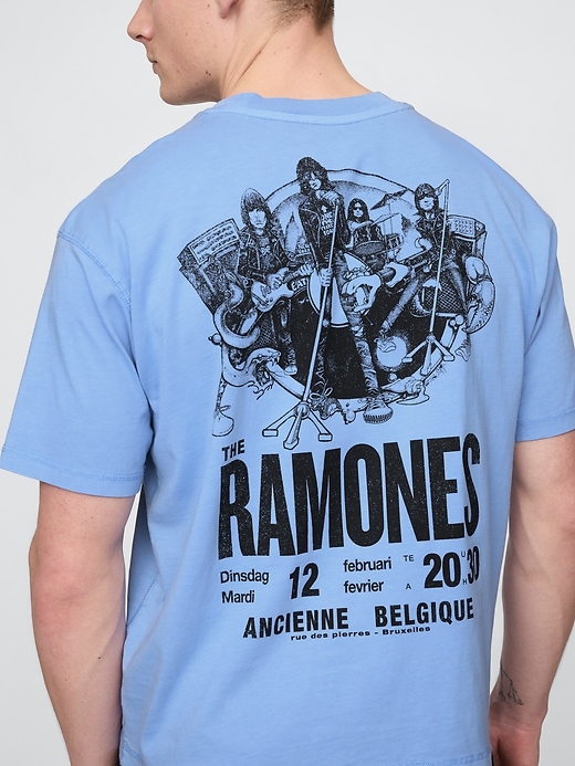 Image number 4 showing, Heavyweight Ramones Graphic Crop T-Shirt