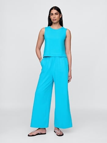 Heavyweight Organic Cotton Wide-Leg Pants