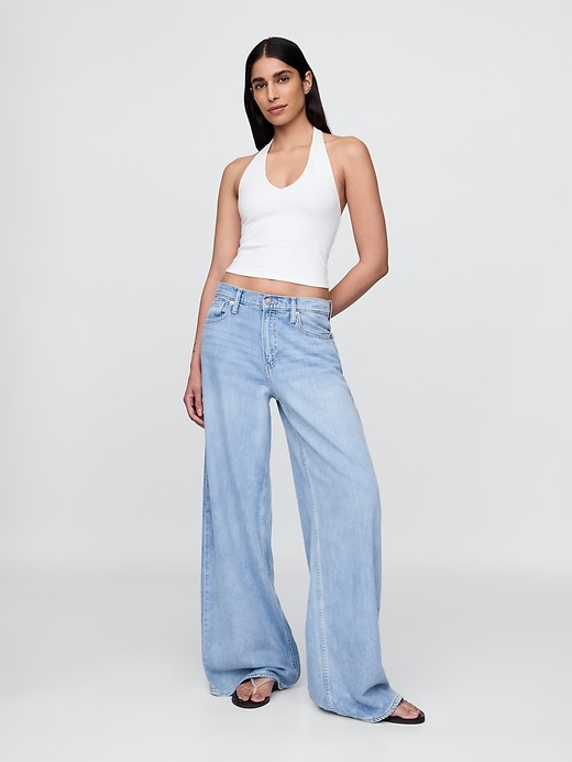 Image number 2 showing, CloseKnit Halter Crop Top