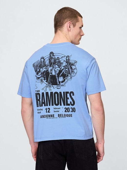 Image number 2 showing, Heavyweight Ramones Graphic Crop T-Shirt
