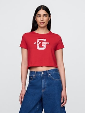 Organic Cotton VintageSoft Cropped T-Shirt