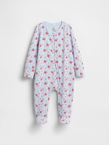 Baby First Favorites Organic Cotton Footed One-Piece