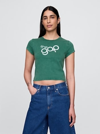 Cotton Jersey Logo Baby T-Shirt