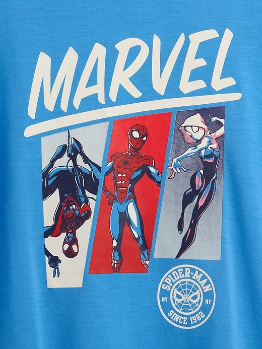 Image number 3 showing, Kids Marvel Recycled Spider-Man PJ Short Set