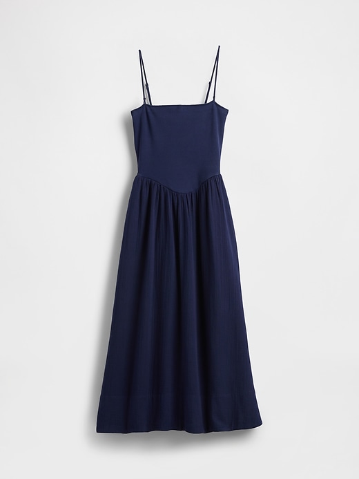 Image number 7 showing, Cotton Gauze Mixed Media Maxi Dress