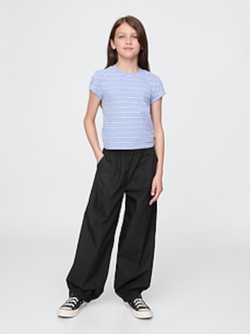 Kids Poplin Baggy Joggers