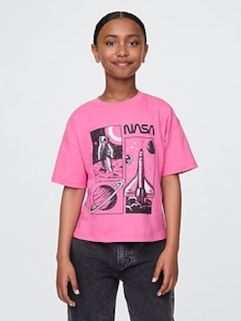 Kids Oversized Graphic T-Shirt