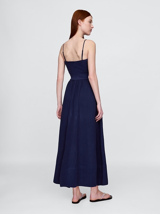 Image number 2 showing, Cotton Gauze Mixed Media Maxi Dress