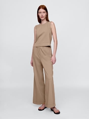 Heavyweight Organic Cotton Wide-Leg Pants