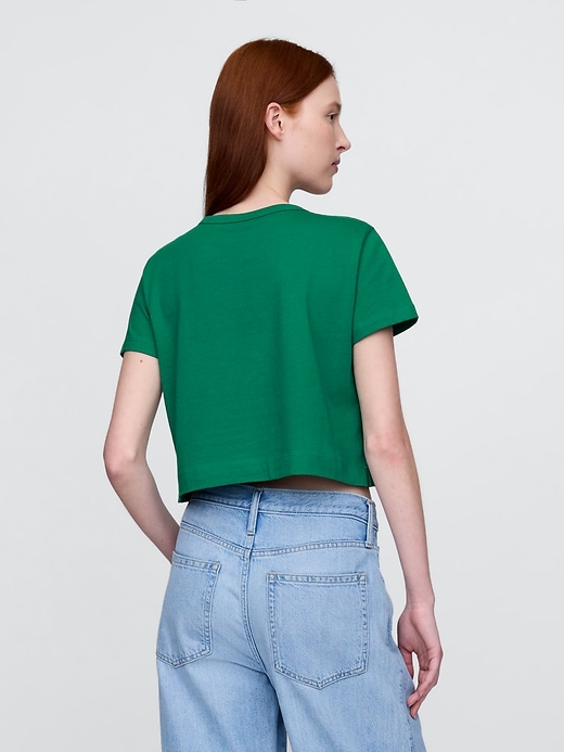 Image number 3 showing, Organic Cotton VintageSoft Crop T-Shirt