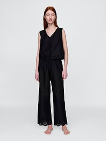 Eyelet Hem PJ Pants