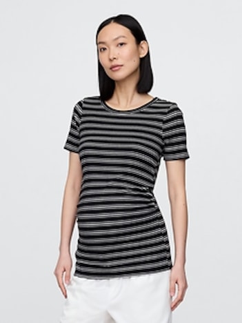Maternity Modern Crewneck T-Shirt