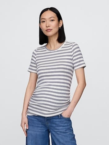 Maternity Modern Crewneck T-Shirt