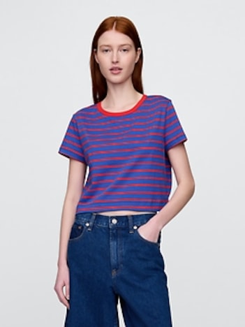 Organic Cotton VintageSoft Cropped T-Shirt