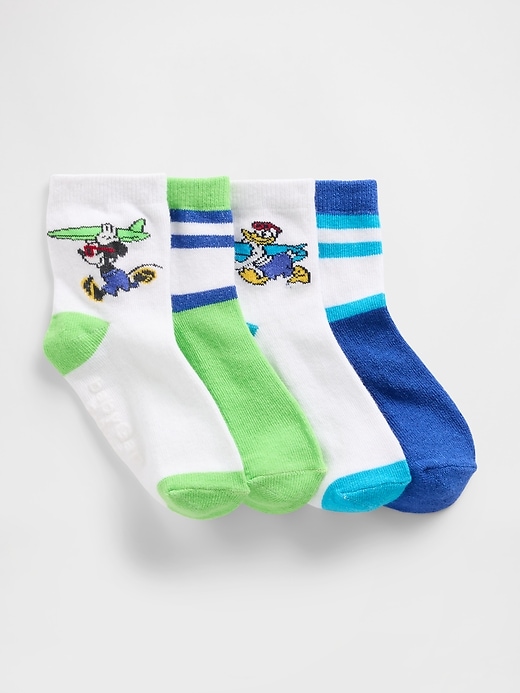 Image number 1 showing, Gap × Disney Baby & Toddler Quarter Crew Socks
