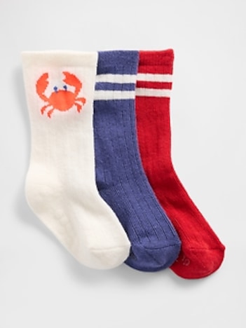 Baby First Favorites Crew Socks (3-Pack)