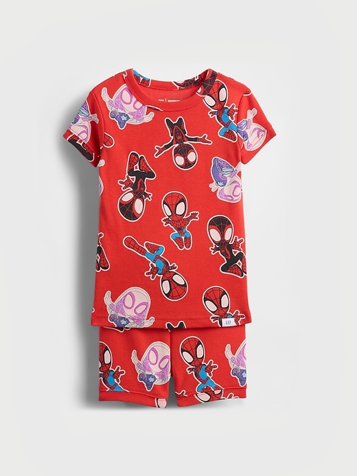 Image number 1 showing, Baby & Toddler Marvel Organic Brushed Cotton PJ Set