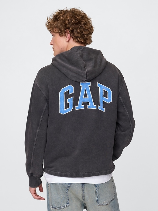 Image number 2 showing, Gap Heavyweight French Terry Logo Hoodie