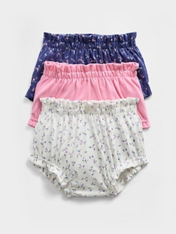 Baby First Favorites Organic Cotton Ruffle Shorts (3-Pack)