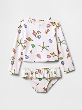 Baby & Toddler Rash Guard Swim Two-Piece