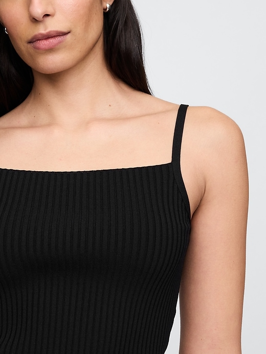 Image number 5 showing, Rib Sweater Crop Tank Top