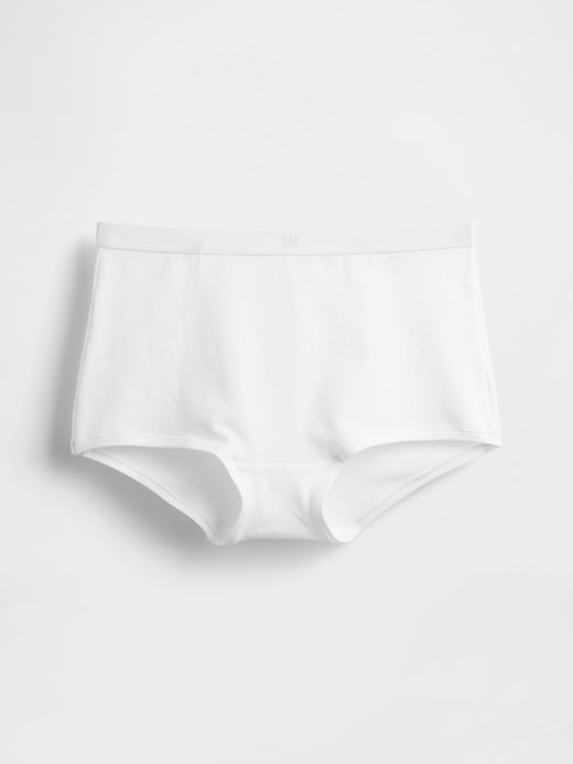 Image number 3 showing, Organic Stretch Cotton High Rise Shorty