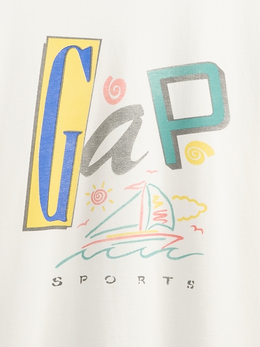 Image number 4 showing, Gap Logo Crop T-Shirt