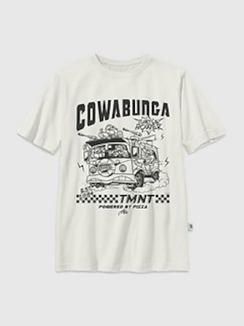 Kids Ninja Turtles Cowabunga Graphic T-Shirt
