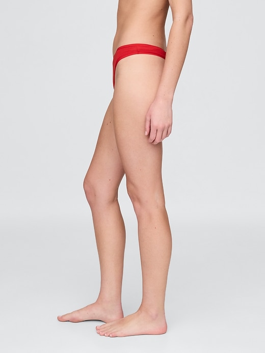Image number 2 showing, Organic Stretch Cotton Thong